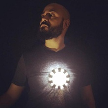 luce arc reactor ironman props cosplay led marvel film tecnologia fumetti steampunk supportless reattore arca rame 3d print model - Mito3D