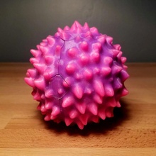 sea monster egg puzzle v2 - hand massage ball toys & games supportless joinery 3d print model - Mito3D