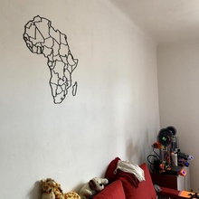 Africa carta geografica congo 3d print model - Mito3D
