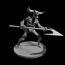 Minotaur Skelett Aktualisiert Tischplatte 3d print model - Mito3D