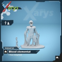 blood elemental tabletop blood elemental 3d print model - Mito3D