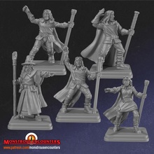 classic wizards tabletop retro warhammer wizard quest monstrous heroquest encounters oldhammer magican 3d print model - Mito3D