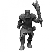 templar lonely flame tabletop dragons dungeons knight miniature dnd frostgrave 3d print model - Mito3D
