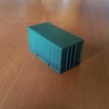 Versand Container Terrain Cyberpunk städtisch Tischplatte 3d print model - Mito3D