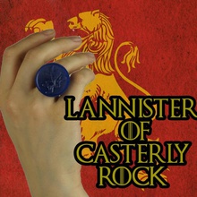 casa lannister jogo tronos anel jóias coroa rei leão série televisão hbo tyrion gameofthrones reis casterly rugido 3d print model - Mito3D