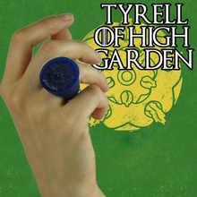 house tyrell - game thrones ring jewellery crown garden gold king queen rose series television hbo tv gameofthrones grow kings highgarden 3d print model - Mito3D
