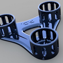 soda strem secadora botella flujo 3d print model - Mito3D