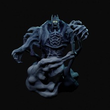 wraith tabletop ghost monster role rol dnd mini 5e aparici 3d print model - Mito3D