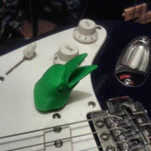 crow guitare cadran soutien gratuit l'éducation basse l'instrument musique rock bande 3d print model - Mito3D