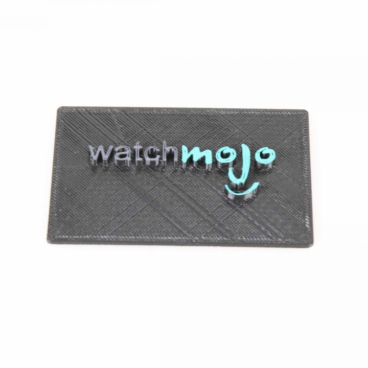 watchmojo logo fan art 3D print model - Mito3D