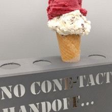 gelo creme cone suporte sorvete 3d print model - Mito3D
