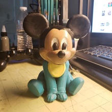 mickey mouse baby 3d print model - Mito3D