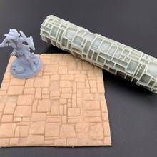 Stein Textur Walze Rollenspiel Terrain dnd 3d print model - Mito3D