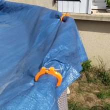 pool cover clamp 3d print model - Mito3D