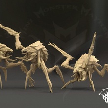 crazed arthro 3 4 tabletop bug gaming mini rpg miniature starship insectoid troopers tremors stacraft 3d print model - Mito3D