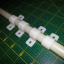 vp Röhren kit Garten Halterung tube 3d print model - Mito3D