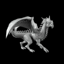 blue dragon store beast chinese creature dragons fantasy games monster reptile rpg toys warhammer miniature magical dungeon patreon wyrm confrontation 3d print model - Mito3D