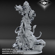 fungus queen tabletop demon boss dragons dungeons epic forest miniature huge wargame d&d dnd spirits woods pathfinder bestiary zugt zuggtmoy 3d print model - Mito3D