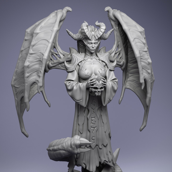 goddess death tabletop creature fantasy wargaming character store miniature tabeltop 3D print model - Mito3D