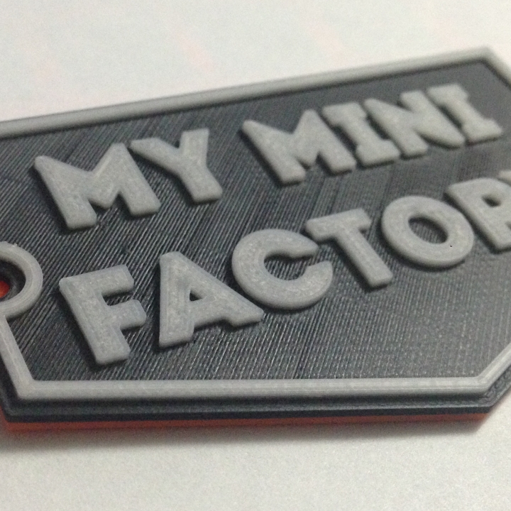 3color myminifactory 3d logo fan art company mmf dualcolour object3d 3D print model - Mito3D