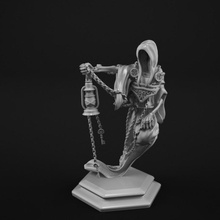 spectre figurines lanterne miniatures statue Mort vivant marteau guerre sla sorcière dlp jeu pourrir ninthage fantôme enveloppement 3d print model - Mito3D