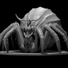 reina drider dnd mazmorras dragones 3d print model - Mito3D