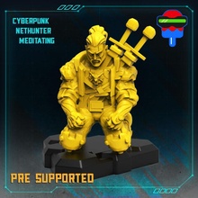 cyberpunk nethunter meditando mesa brujo witcher3 cyberpunkred 3d print model - Mito3D