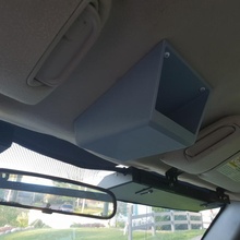 universal techo cubbie coche vehiculo interior almacenamiento camión 3d print model - Mito3D