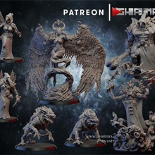 cultists daemon squad tabletop dragons dungeons miniatures play hunter witch dnd warband mordtheim 3d print model - Mito3D