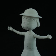 maruko chan vestido verano fan art japón manga serie chibi chibimarukochan 3d print model - Mito3D