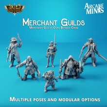marchande guildes coeur équipage table dragons donjons femelle combattant fille pistolet Hommes mini miniatures modulaire pirate rpg science femme steampunk assassin gnome nain capitaine 3d print model - Mito3D
