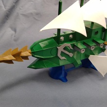littlejack arcadia airship skies 3d print model - Mito3D
