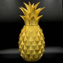 Ananas Kutu konteyner tasarım İçmek Gıda meyve eğlence kapak modern vidalamak basit depolama yaz oyuncak Saman Konu sünger bob profesyonel ödül 3d print model - Mito3D
