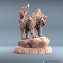 terra roccia elementare bestia negozio draghi dungeon rpg tavolo d dnd 3d print model - Mito3D