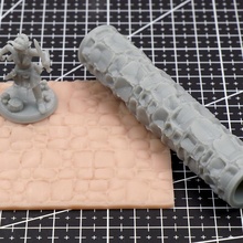 stone wall texture roller rpg terrain 3d print model - Mito3D