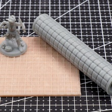 gebändert Holz Textur Walze Rollenspiel Terrain Grill Gitter 3d print model - Mito3D