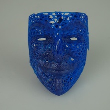 anonymous stile voronoi props & cosplay mask 3d print model - Mito3D