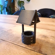 acqua tavolo medievale terreno oggetti scena miniatura gioco 28mm dnd spargere 3d print model - Mito3D