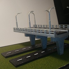 overpass bridge decoration toys & games 3d print model - Mito3D