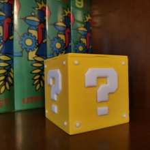 Mario mistero scatola fan arte gratuito titolare supporto nintendo stl gadget gioco giochi nerd super 3d print model - Mito3D