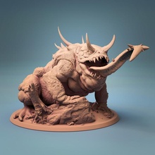 giant toad tabletop print lord frog fat lotp 3d print model - Mito3D