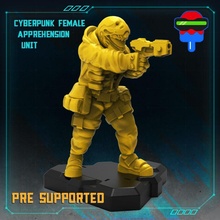 siberpunk kadın travma el tabanca masaüstü minyatür doktor takım cyberpunk2077 Cyberpunkred Gerçeklik 3d print model - Mito3D