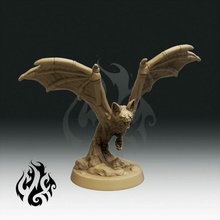 gigante murciélago mesa animales criatura Dios miniaturas rpg juegos guerra dnd pionero fundición lisiado dios 3d print model - Mito3D