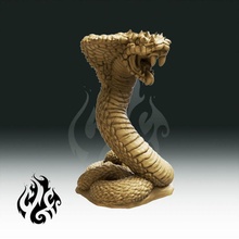 giant snake tabletop creature god rpg wargames miniature dnd pathfinder reptiles foundry crippled crippledgodfoundry crippledgod giantsnake 3d print model - Mito3D