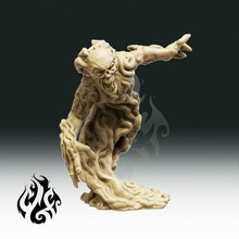 duende mesa fantasma Dios rpg muertos vivientes miniatura dnd pionero fundición lisiado dios 3d print model - Mito3D
