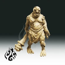ogre zombie tabletop god rpg undead wargames miniature dnd pathfinder tabletopgame foundry crippled crippledgodfoundry crippledgod ogrezombie 3d print model - Mito3D