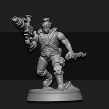 orc raider male 04 tabletop warhammer miniature scifi wargame foundry sarks 3d print model - Mito3D