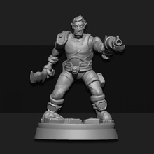 orc raider Masculin 05 table marteau guerre miniature scifi jeu fonderie sarks 3d print model - Mito3D