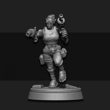 orc raider female 03 tabletop warhammer wargame foundry sarks 3d print model - Mito3D