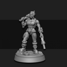 orc raider female 04 tabletop warhammer scifi wargame foundry sarks 3d print model - Mito3D